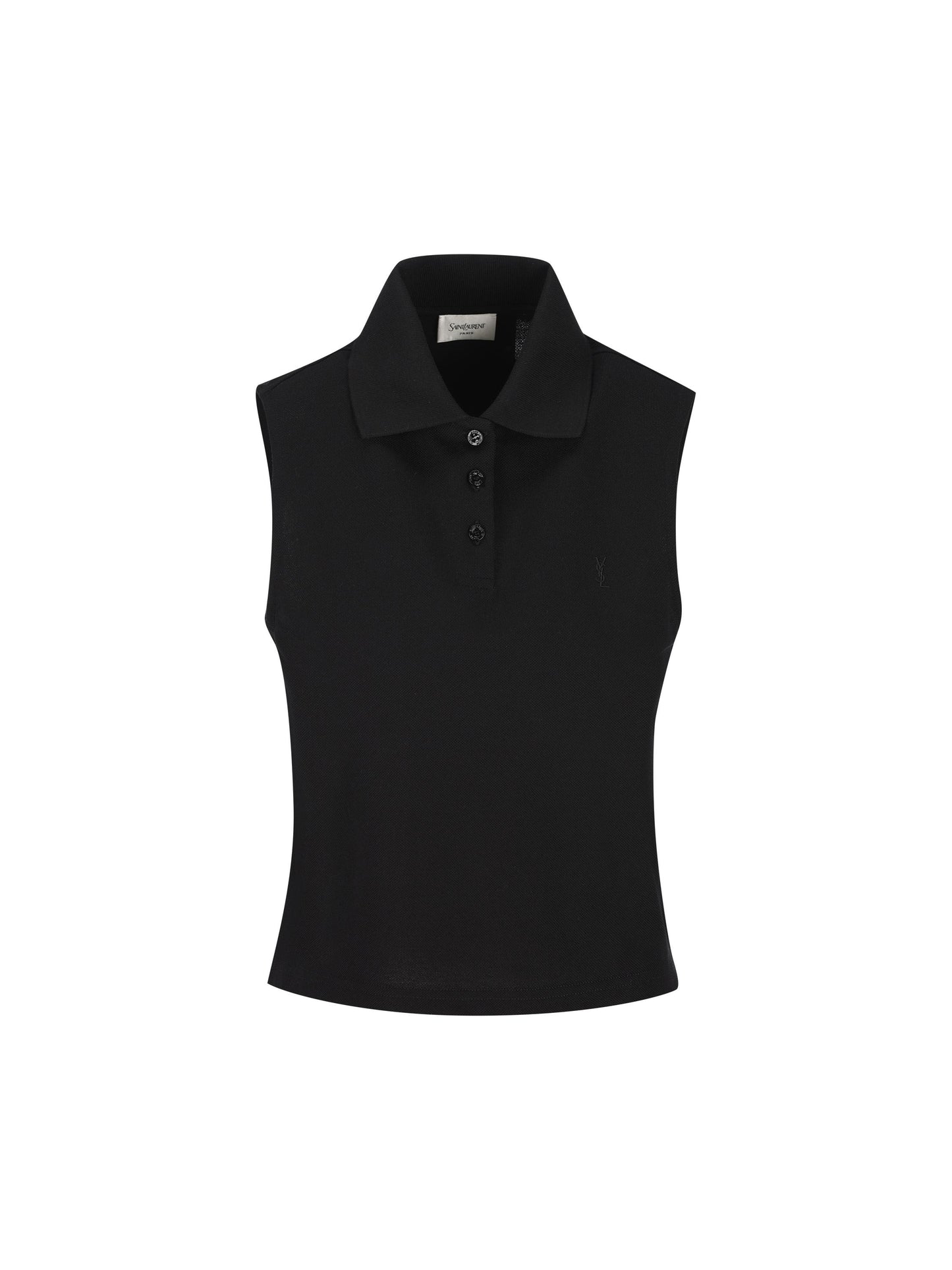 Polo realizzata in cotone riciclato. 862601 Y37ZE1000 SAINT LAURENT 