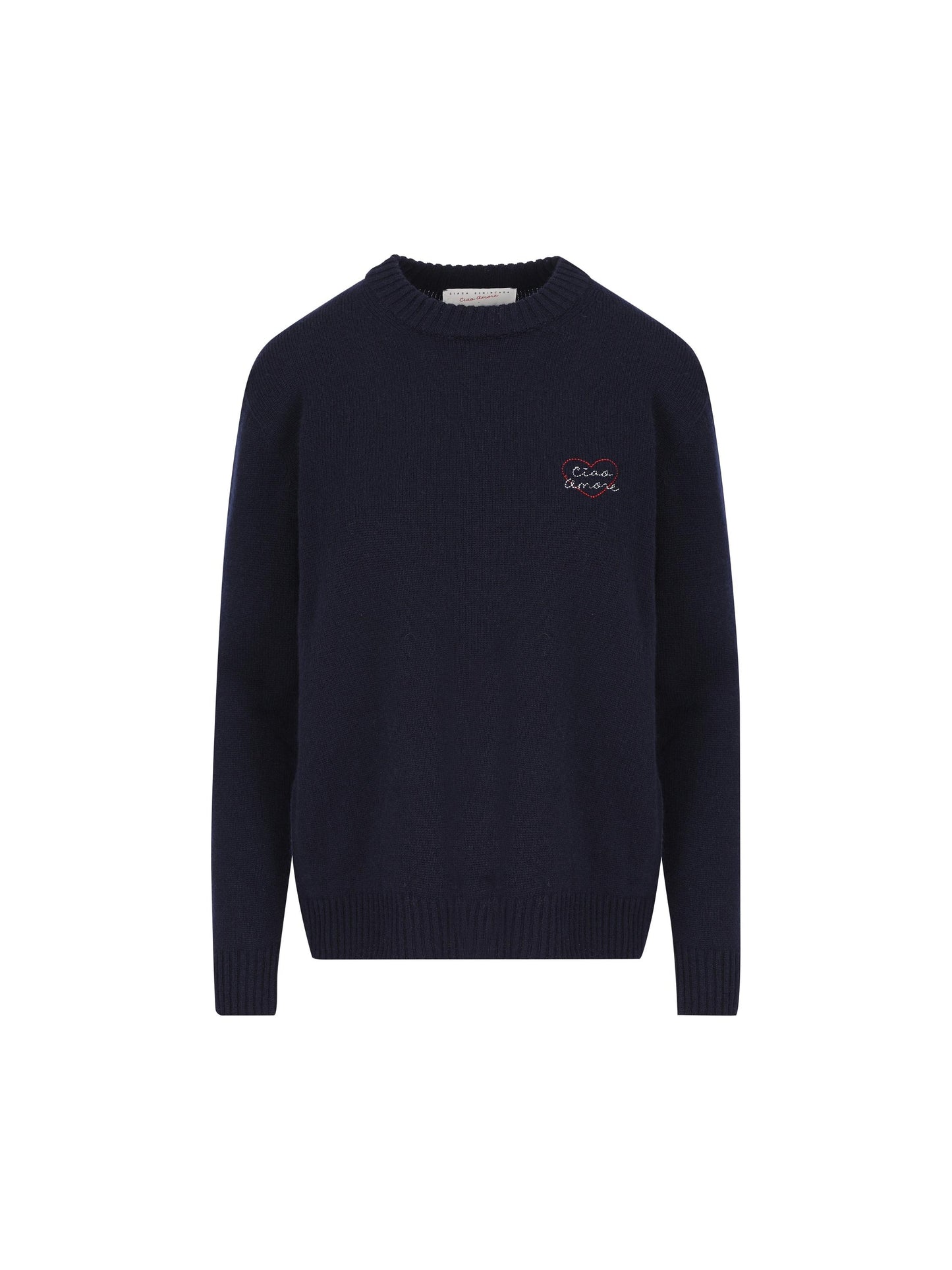 Pullover "Heartbeat" in cashmere. S25M10 03 GIADA BENINCASA 