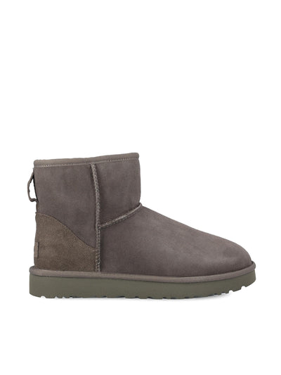 Stivali realizzati in montone e pelle. 1016222 GREY UGG 