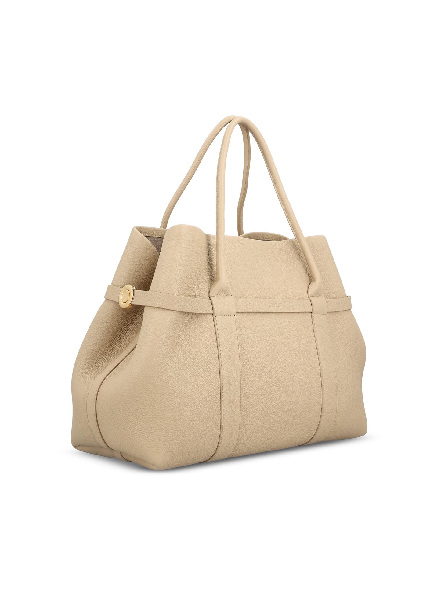 Ghiera Shopper Large in pelle di vitello. FAO7463 D0TZ LORO PIANA 