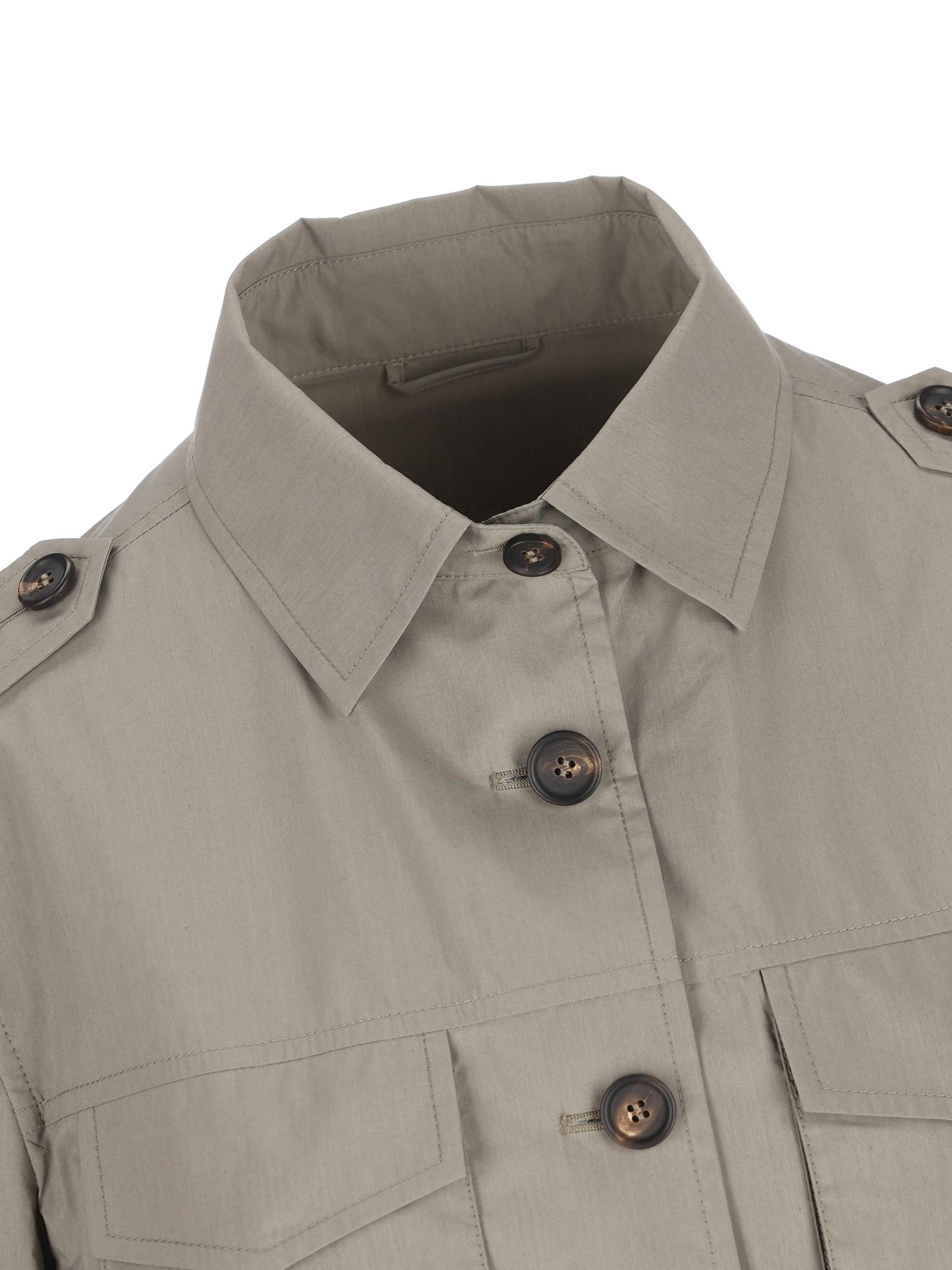 Outerwear in popeline di cotone. MR4577856 C6539 BRUNELLO CUCINELLI 