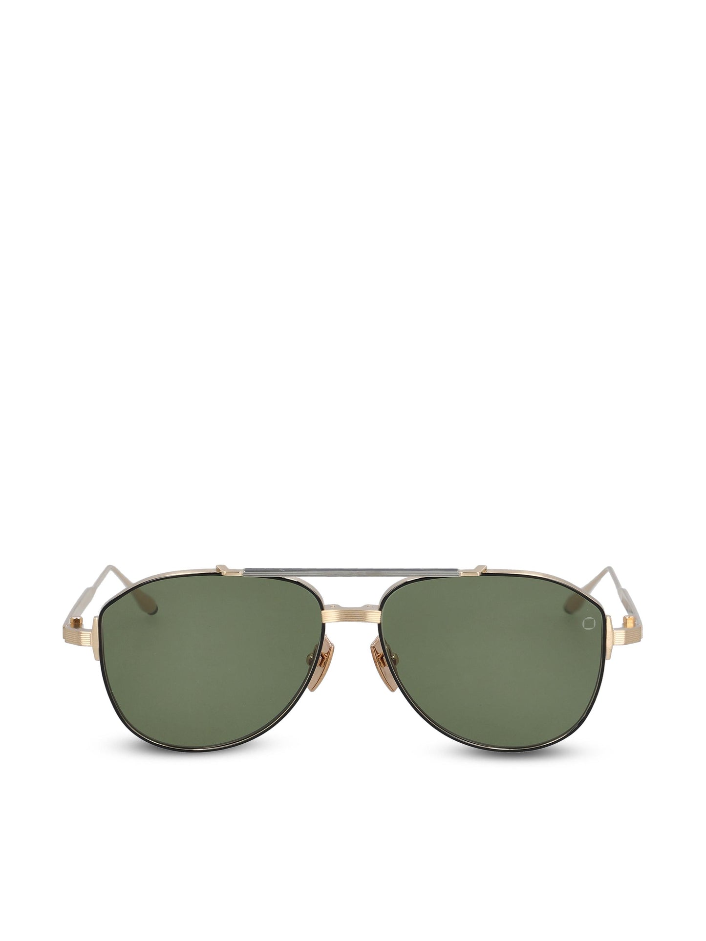 Occhiali da sole realizzati in titanio. AKS-521A-57 GLD - BLK AKONI 