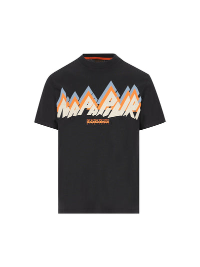 T-Shirt in cotone. NP0A88T59411 BLACK BEAUTY NAPAPIJRI 