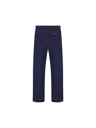 Pantaloni in Denim Délavé con Etichetta in Rilievo 835168 XDDA84447 GUCCI 