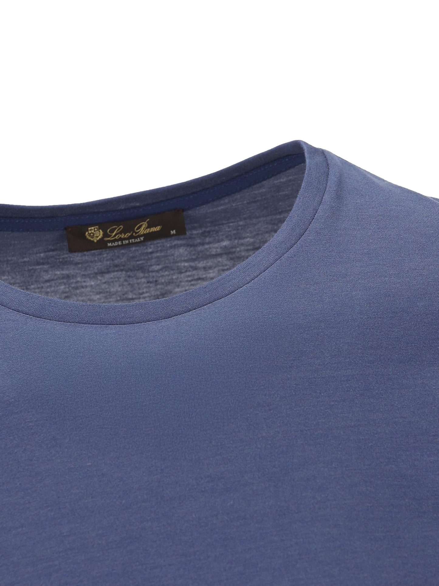 T-Shirt realizzata in seta e cotone. FAF6128 W366 LORO PIANA 