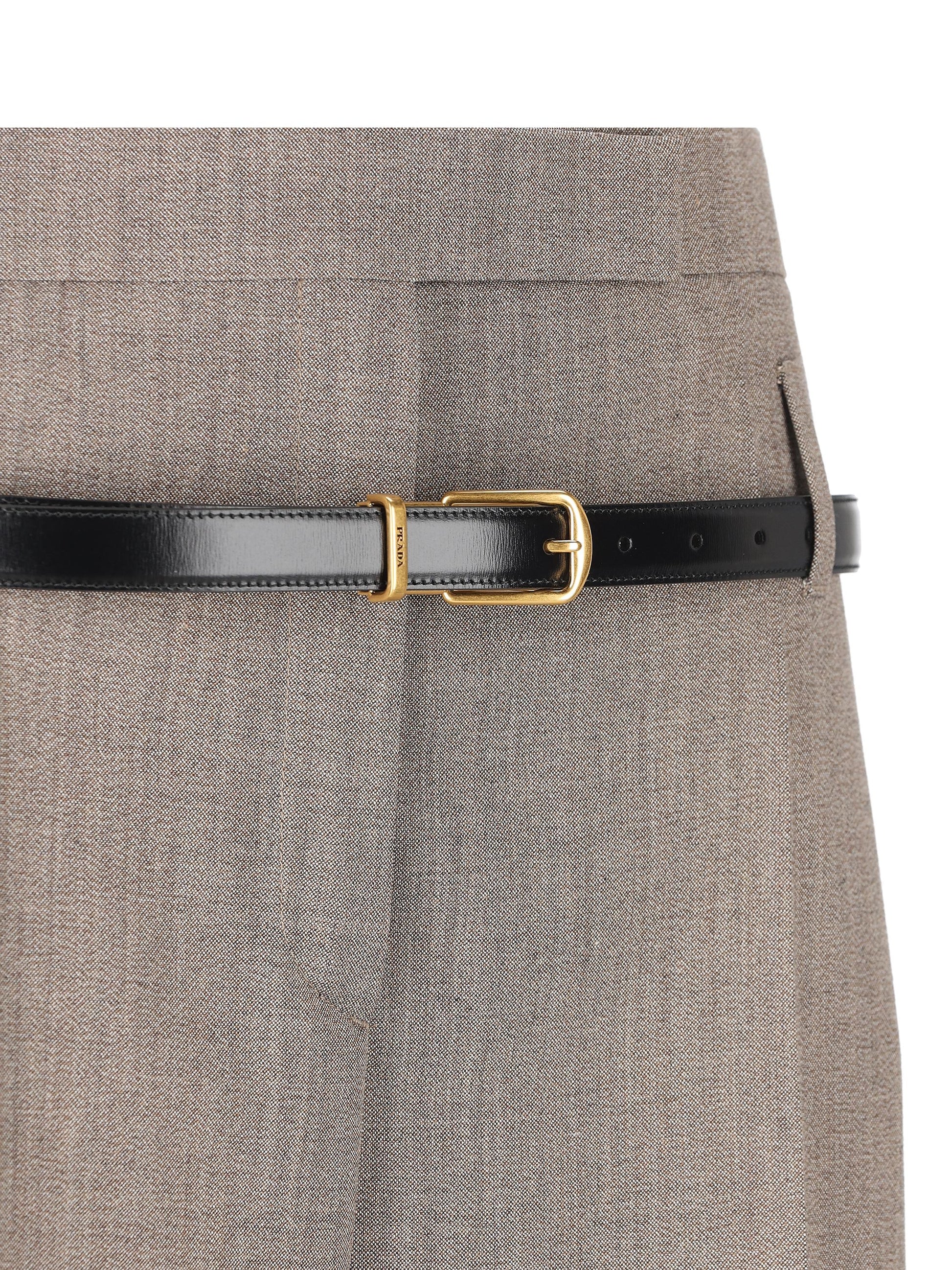 Pantaloni realizzati in lana vergine e poliestere riciclato. P290IK 16NOF0572 PRADA 