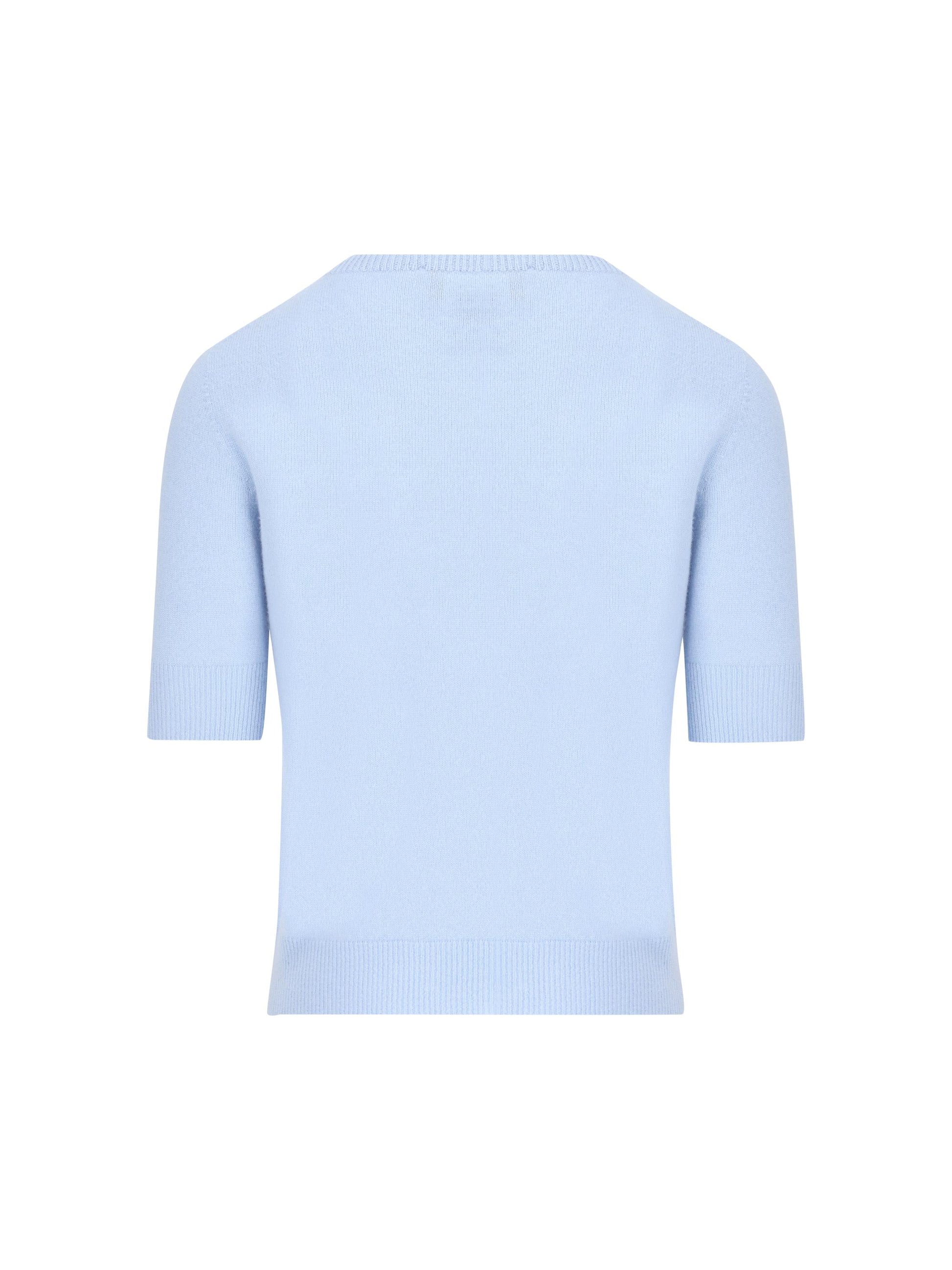 Maglia realizzata in cashmere. V36614 ACQUAMARINA VANISE' 