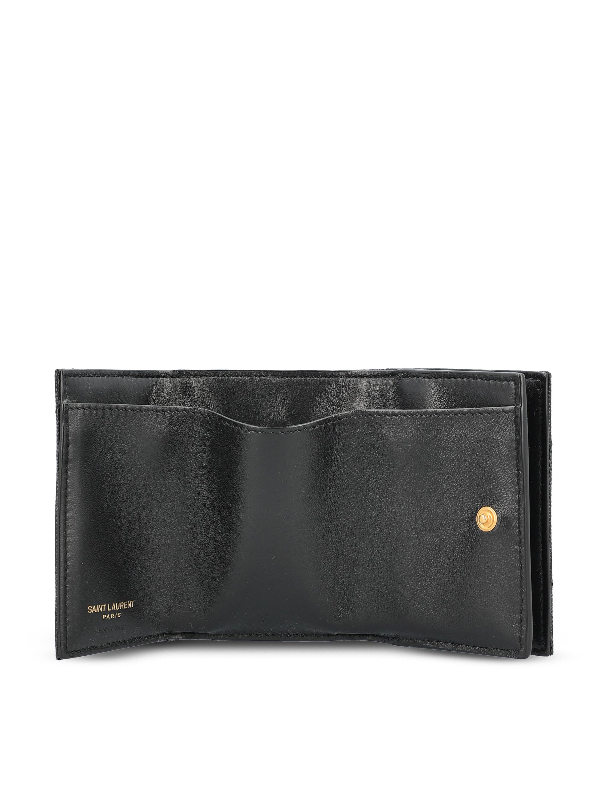 Portafoglio realizzato in pelle. 668274 BOWA11000 SAINT LAURENT 