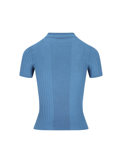 Polo realizzata in lana vergine. MML02B 18TWF0154 MIU MIU 