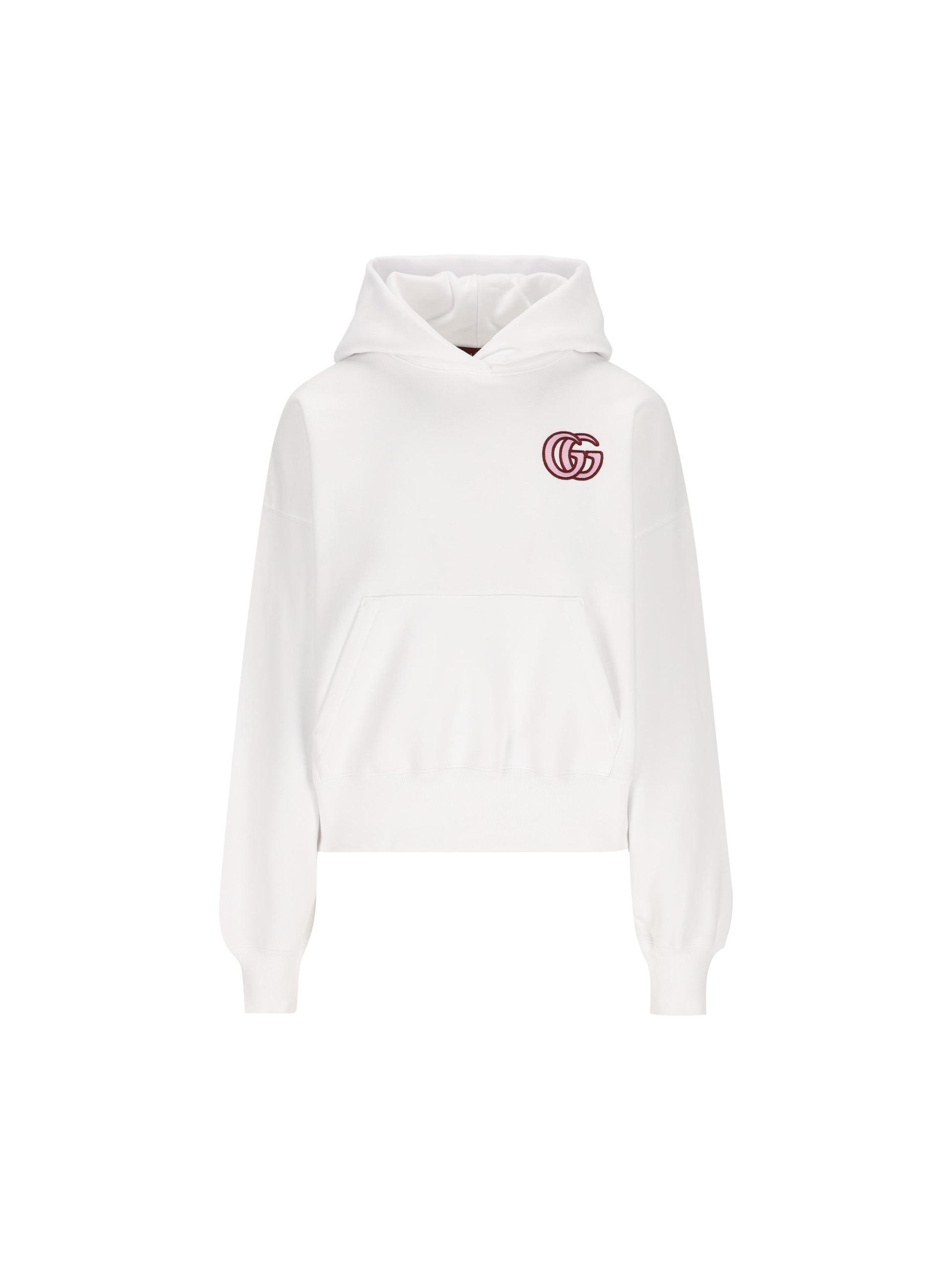 Felpa con cappuccio ricamata in jersey di cotone. 787274 XJG469692 GUCCI 