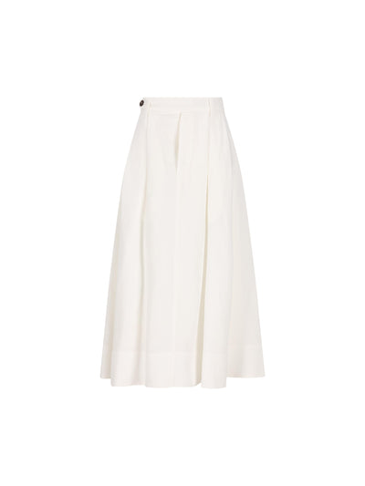 Gonna realizzata in viscosa e lino. MH126G3951 C600 BRUNELLO CUCINELLI 