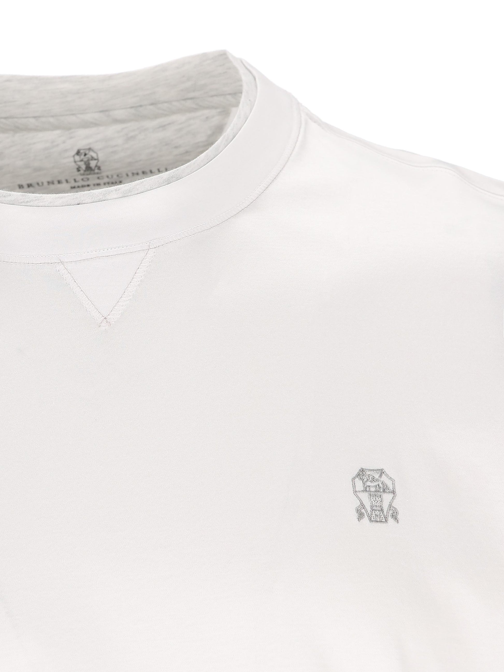 T-Shirt in cotone. M0B137451G CW787 BRUNELLO CUCINELLI 