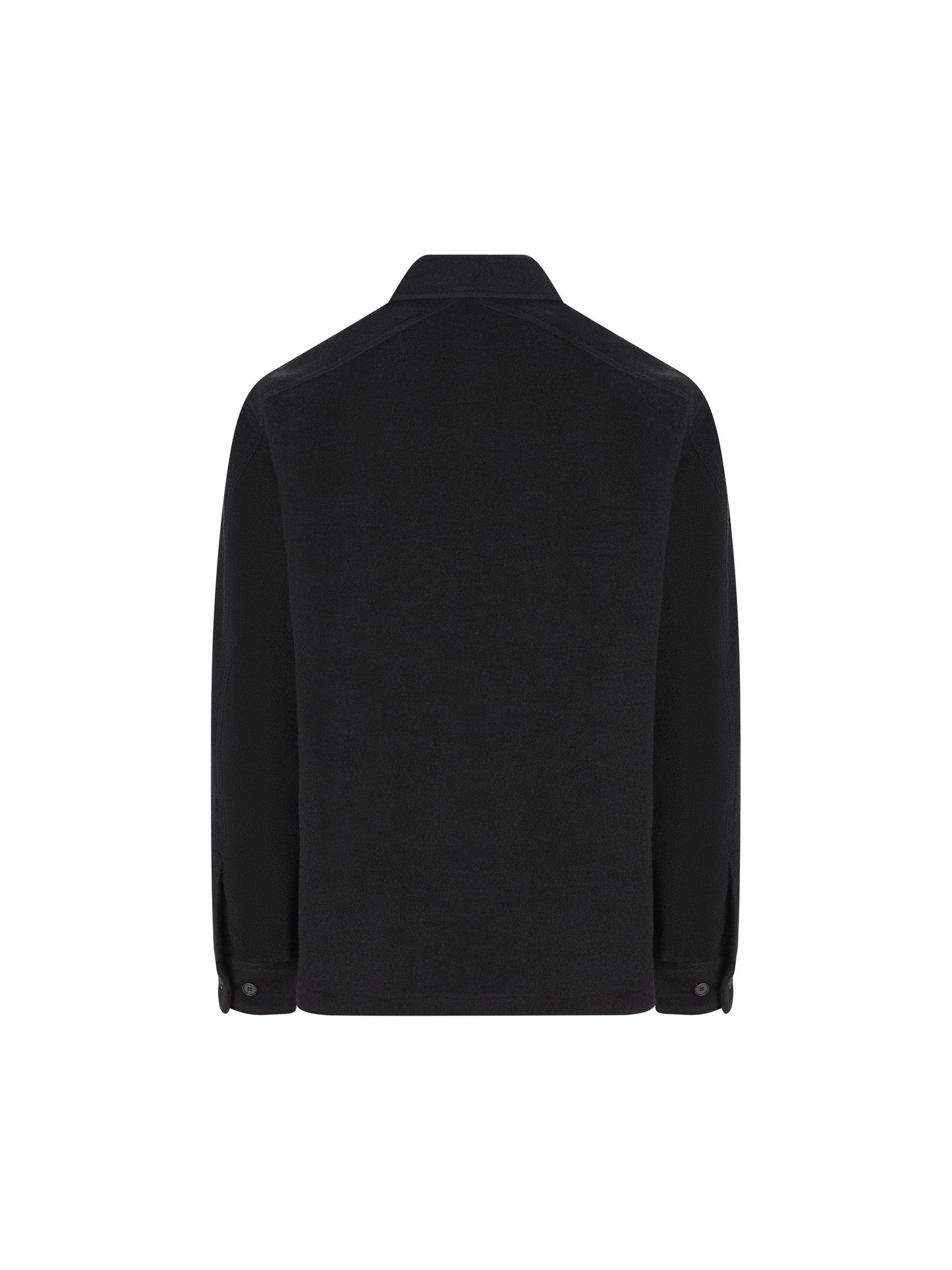 Overshirt in Lana e Cotone con Tasche 19MMOS008A 110527A999 MASSIMO OSTI STUDIO 