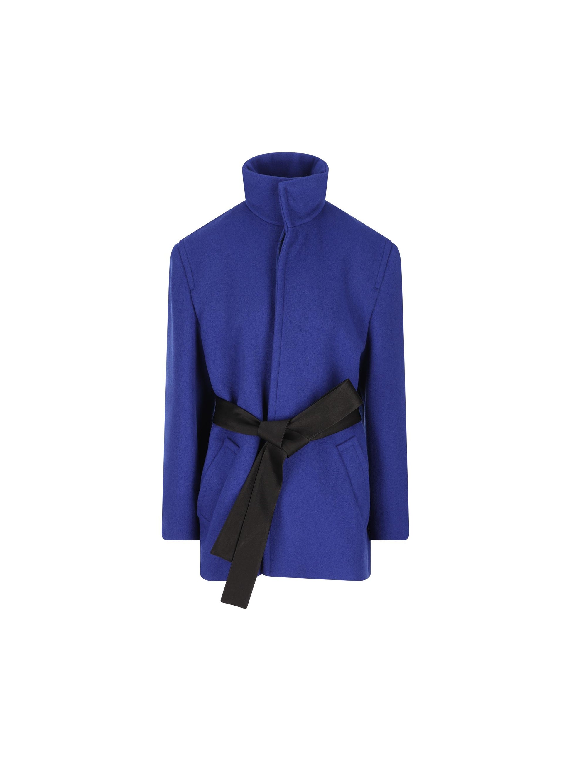 Cappotto realizzato in lana. 850307 Y5J784146 SAINT LAURENT 