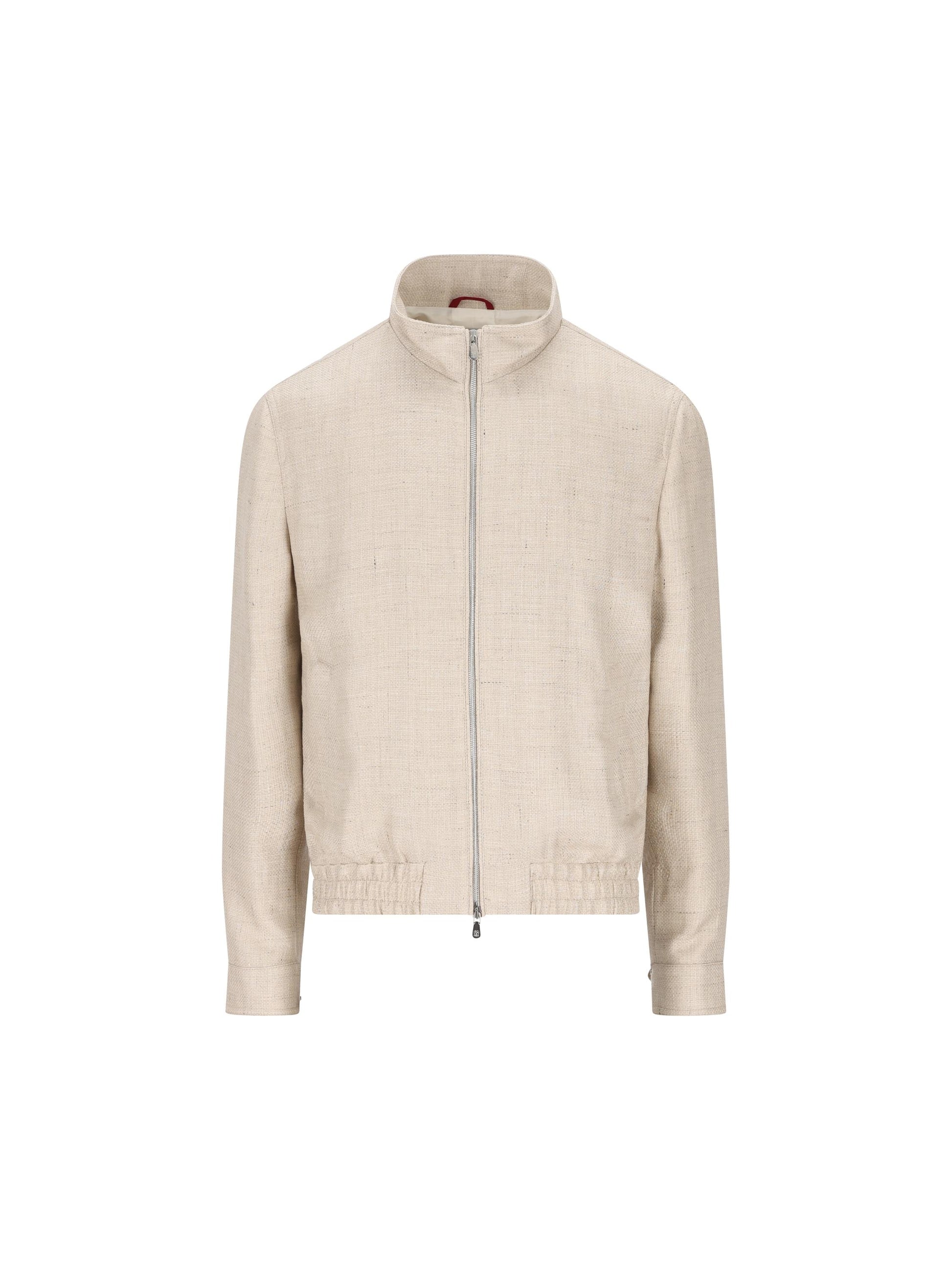 Giacca realizzata in misto seta e lino. MZ4036580 C042 BRUNELLO CUCINELLI 