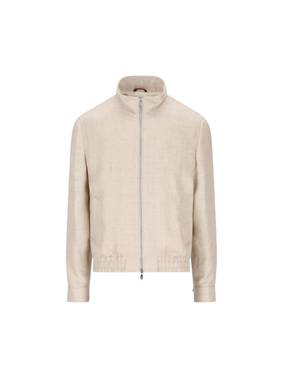 Giacca realizzata in misto seta e lino. MZ4036580 C042 BRUNELLO CUCINELLI 