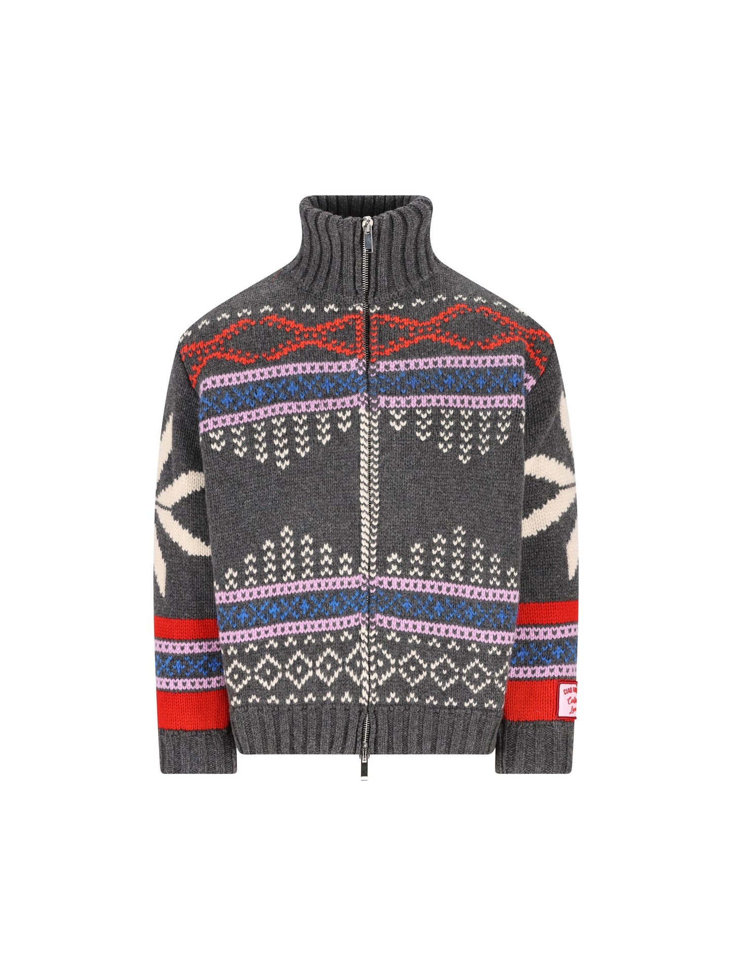 Cardigan con Zip "Cortina Lover" F25MM1003K 19 GIADA BENINCASA 