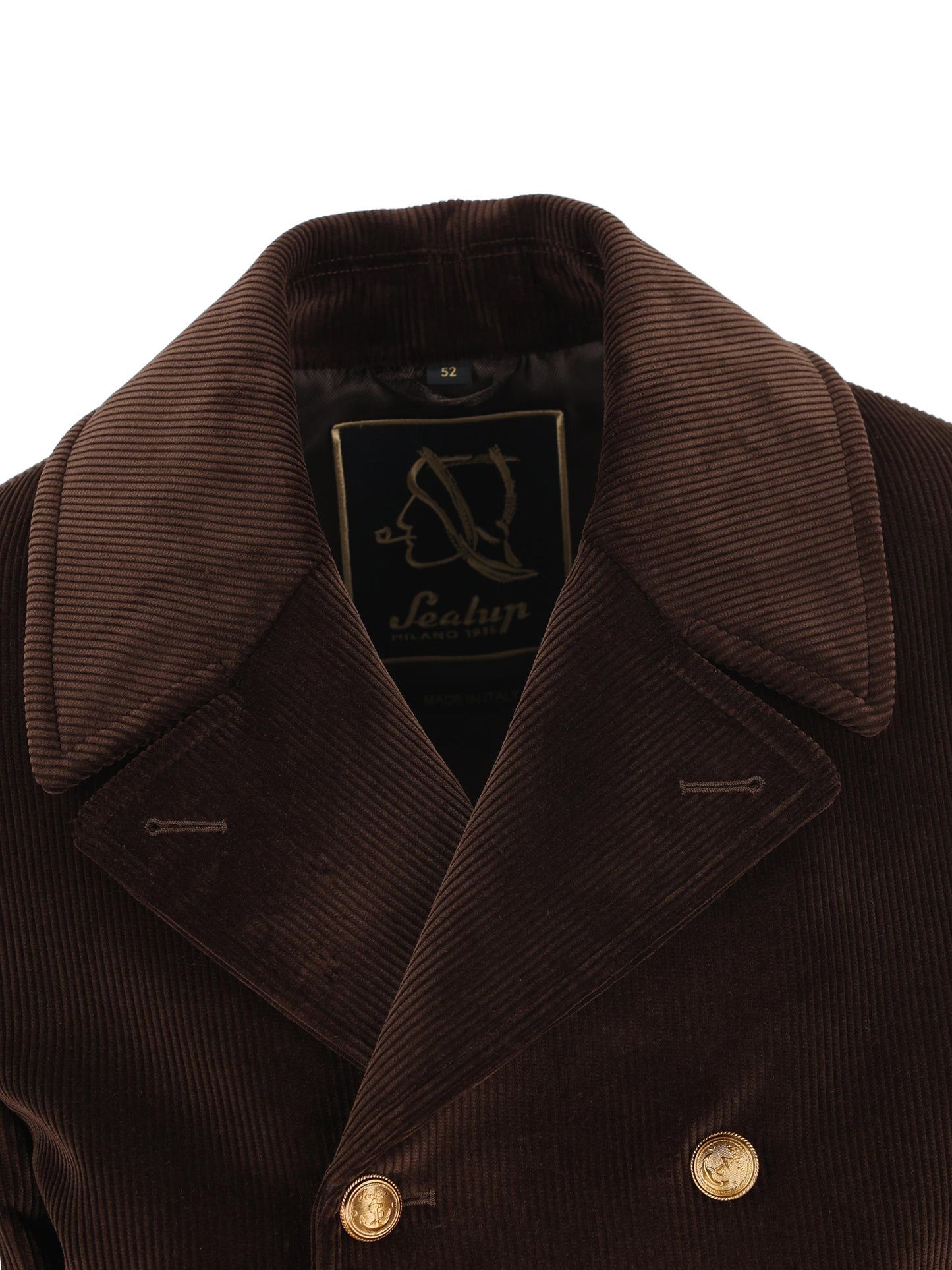 Cappotto realizzato in velluto. 50094BIS 9626829 SEALUP 