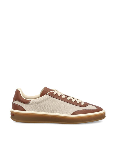 Sneakers realizzate in suede e lino. FAQ1747 B4AU LORO PIANA 