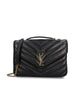 Borsa LOULOU large in pelle di agnello trapuntata 803541 AAEAX1000 SAINT LAURENT 