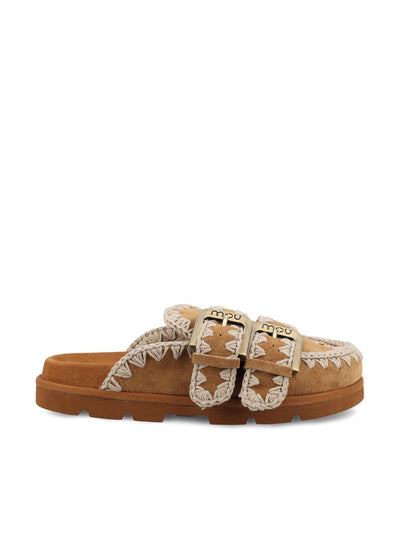 Sabot realizzati in pelle scamosciata. SW631003A COG MOU 