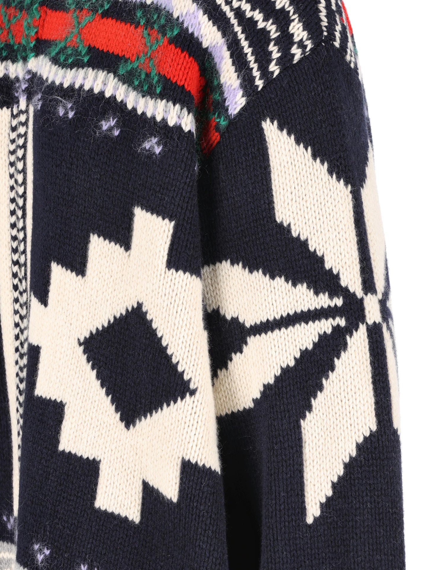 Bomber jacquard "Snowflake" in lana. 0503 03 GIADA BENINCASA 