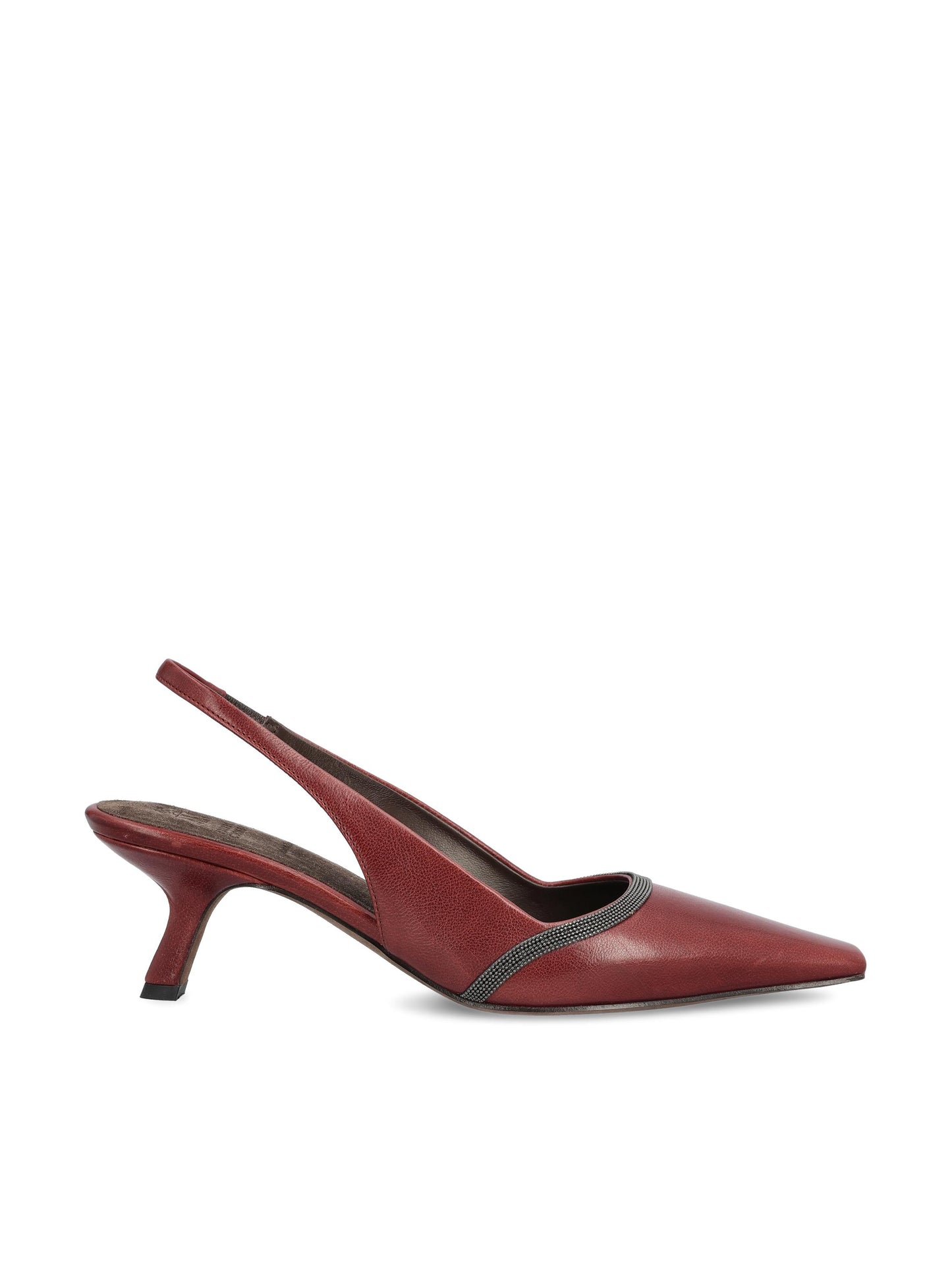 Slingback realizzate in pelle. MZORC3053P C4187 BRUNELLO CUCINELLI 