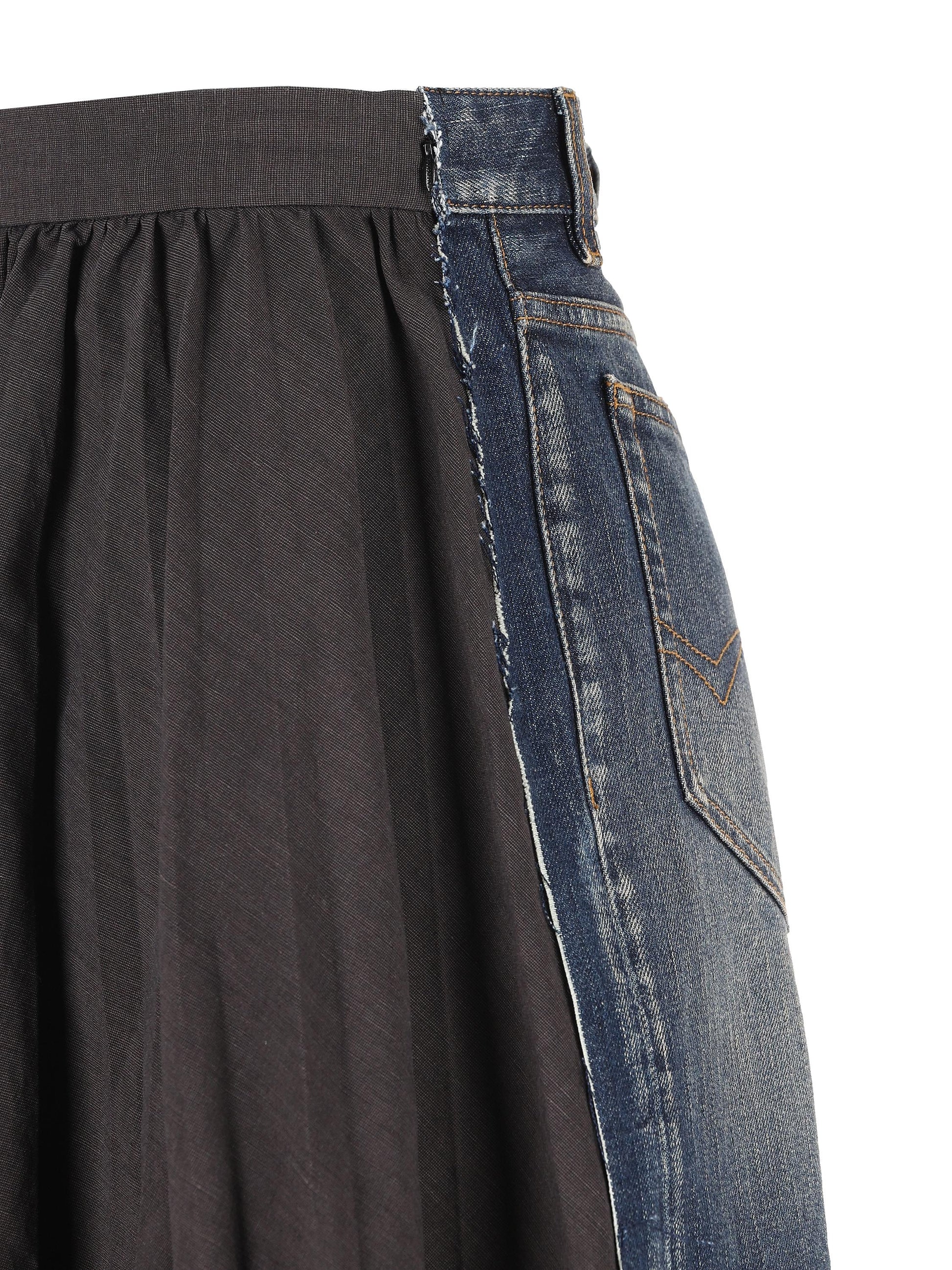 Gonna realizzata in lino e cotone. 838770 TST051000 BALENCIAGA 