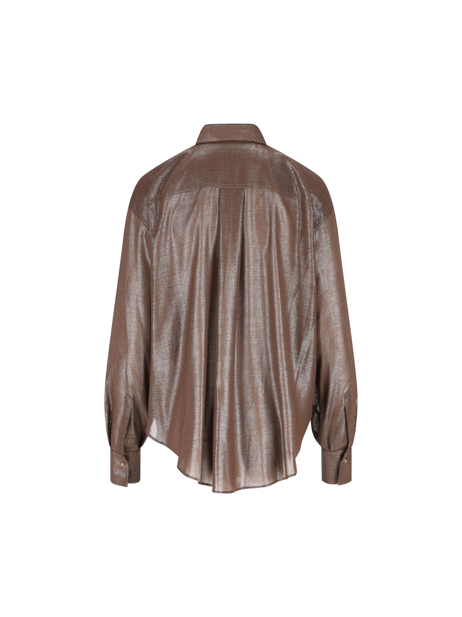 Camicia realizzata in misto lana. MB150NC106 C3185 BRUNELLO CUCINELLI 