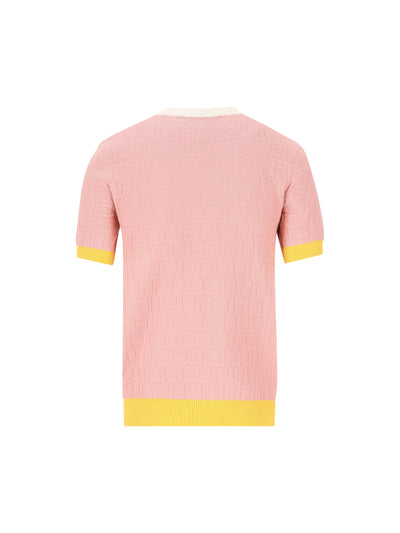 Maglia realizzata in cotone e seta. FZXE94 AW4SF1W0S FENDI 