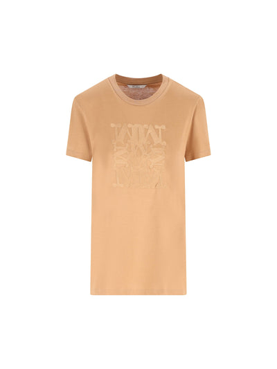 T-shirt Bravo in cotone con ricamo 2521946032600 009 MAX MARA 