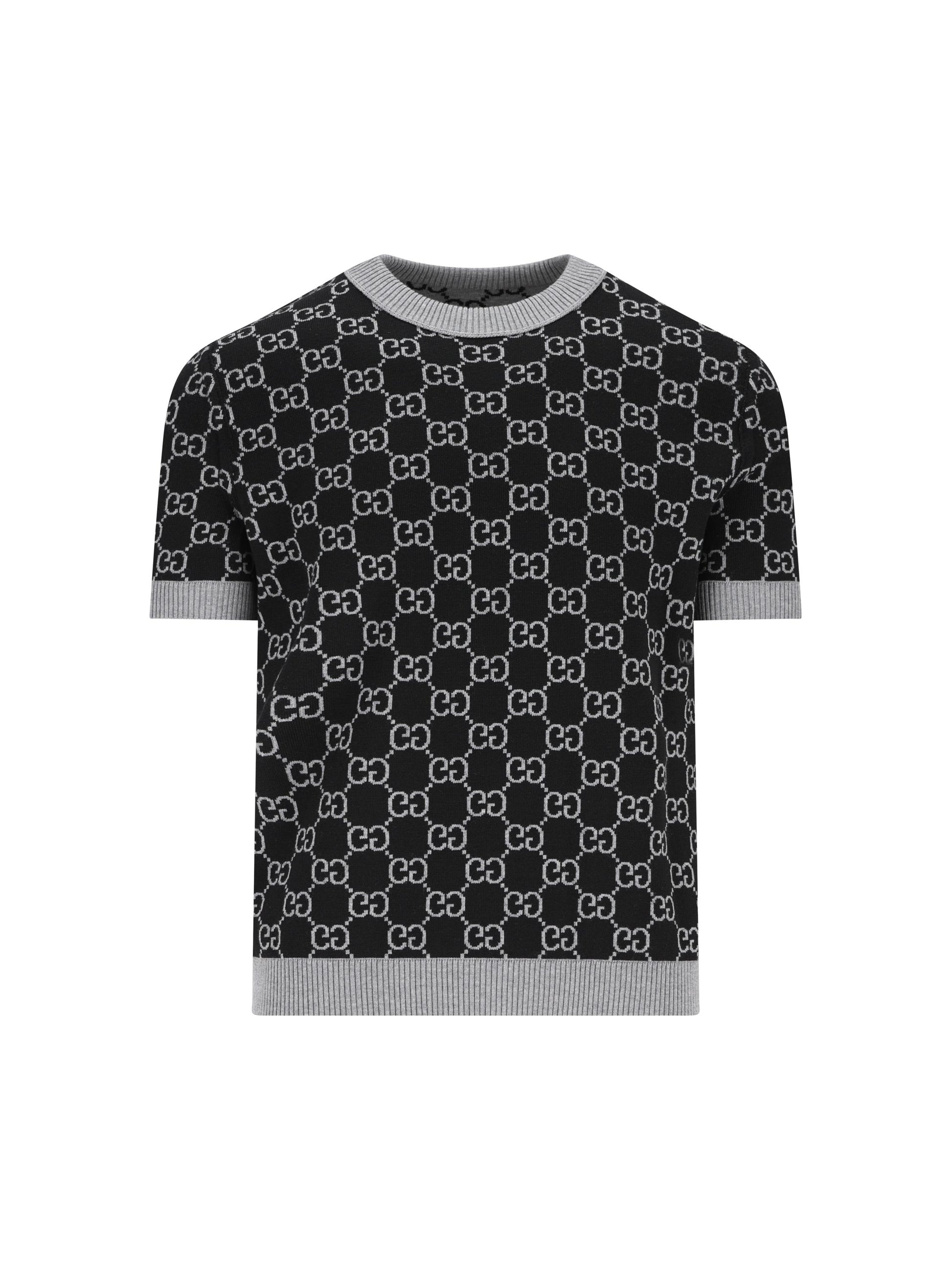 Maglia reversibile in lana jacquard GG 798159 XKD8T1045 GUCCI 