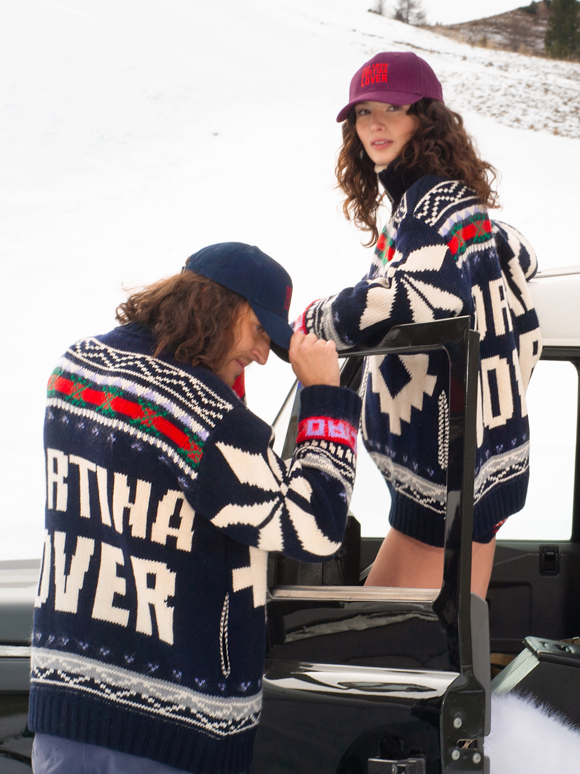 Bomber jacquard "Snowflake" in lana. 0503 03 GIADA BENINCASA 