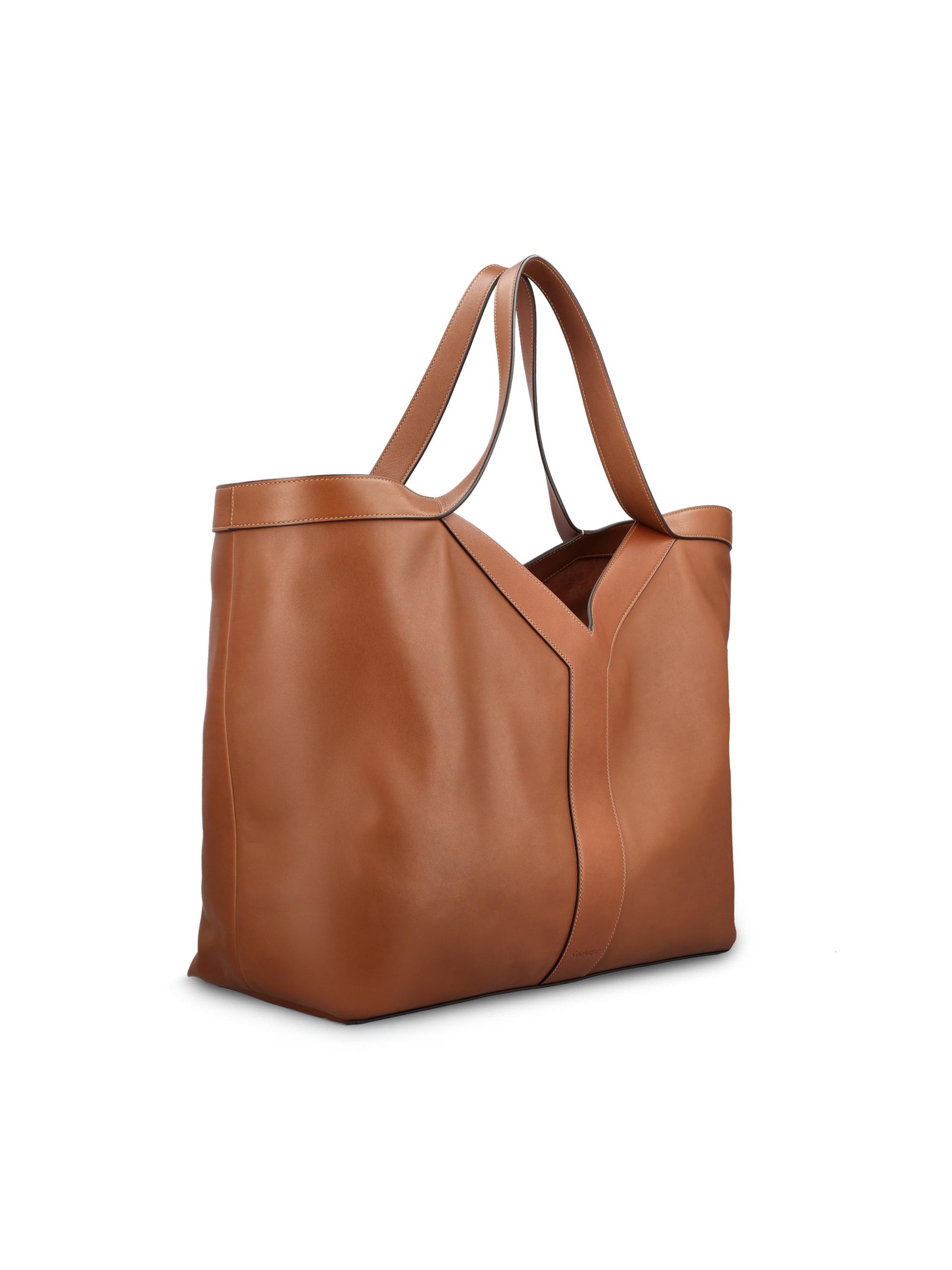 SAINT LAURENT Tote Bag Y Oversize In Pelle – - Main Image