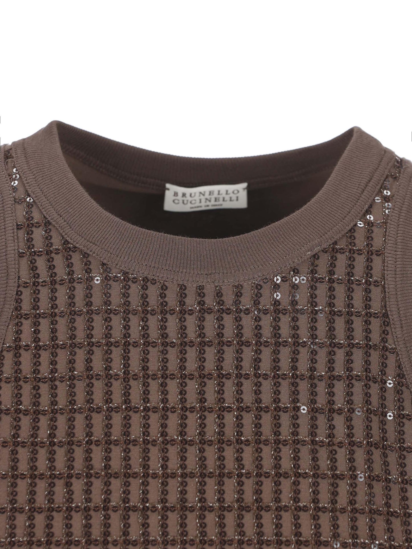 Top realizzato in cotone ed elastan. M0T18HK500 C8589 BRUNELLO CUCINELLI 