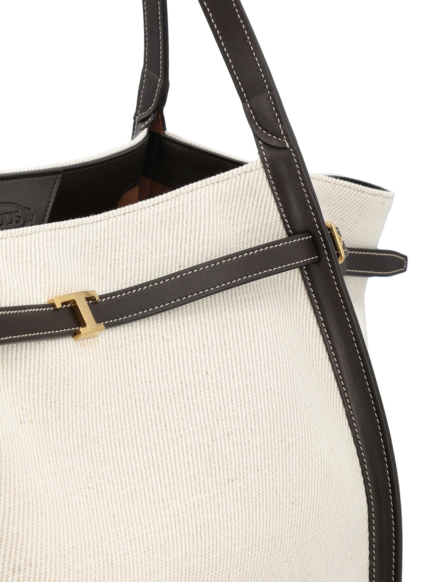 Borsa realizzata in canvas e pelle. XBWTIMAT300U6J 043X TOD'S 