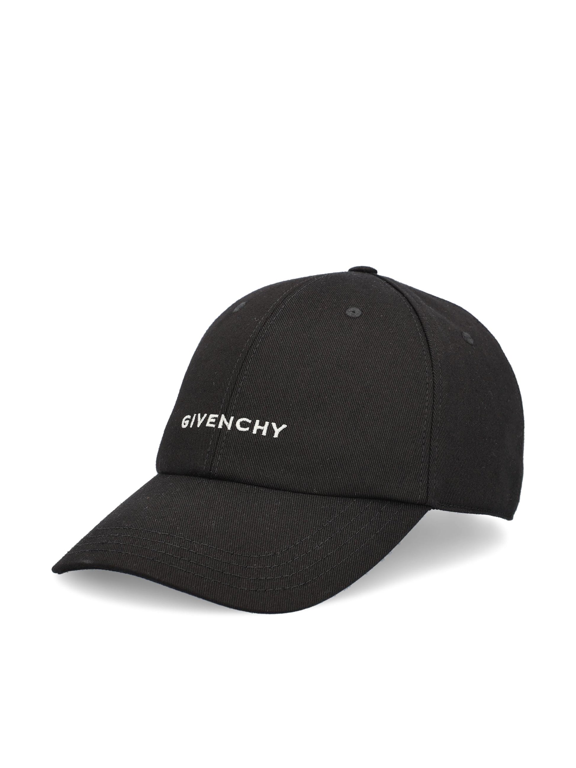 Berretto con ricamo GIVENCHY in cotone nero BPZ0BWP0C4 001 GIVENCHY 