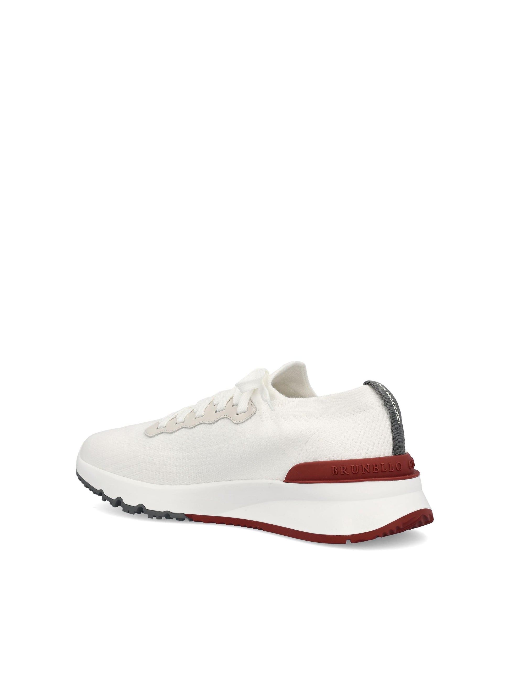 Sneakers realizzate in maglia. MZUPMBO252 CJ987 BRUNELLO CUCINELLI 