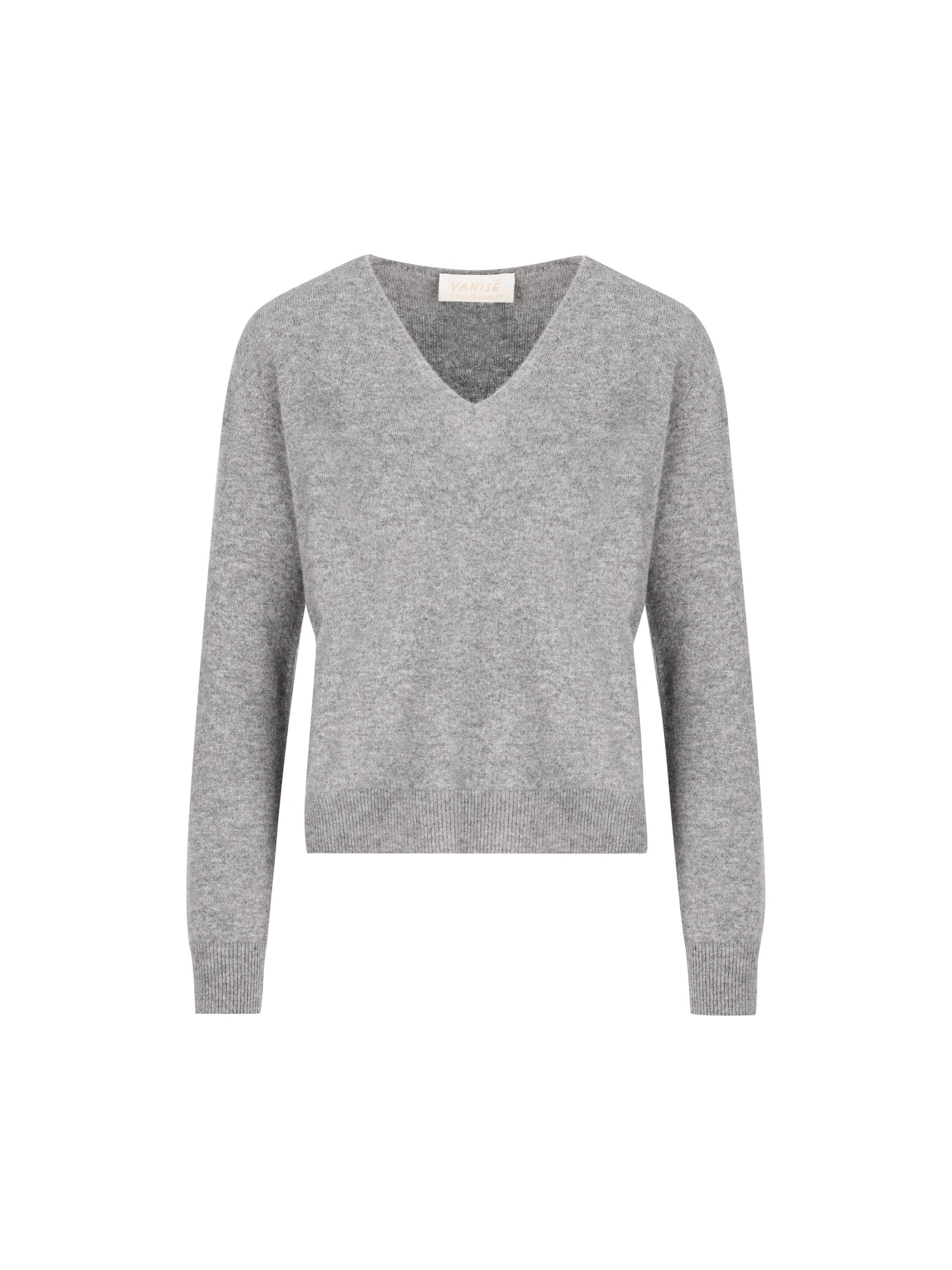 Maglia realizzata in cashmere. V34600 GRIGIO MEDIO VANISE' 