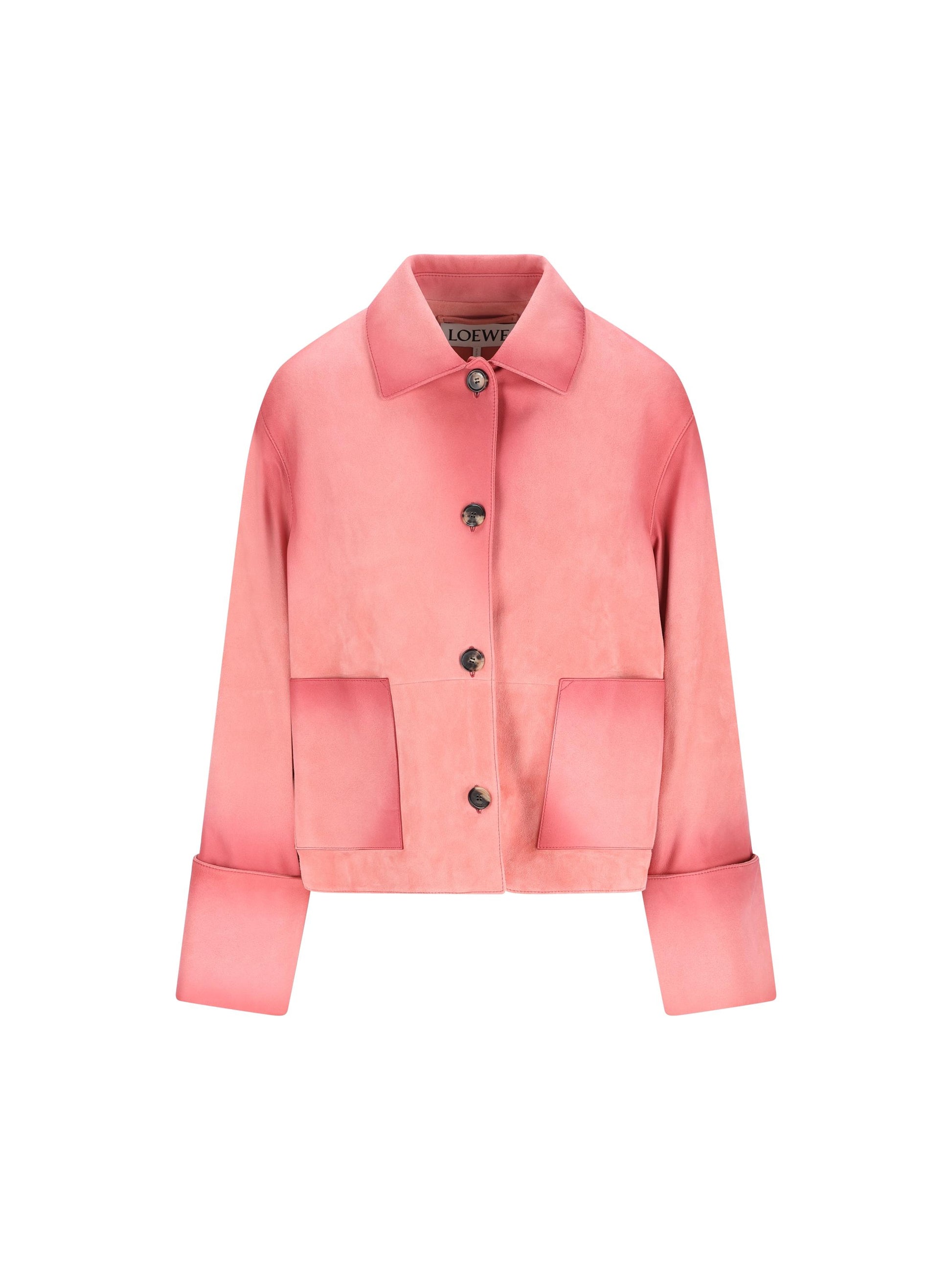Giacca realizzata in pelle scamosciata. S359Y34LAH 7140 LOEWE 