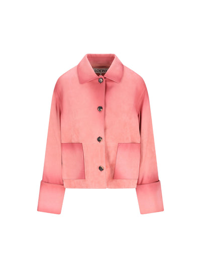 Giacca realizzata in pelle scamosciata. S359Y34LAH 7140 LOEWE 