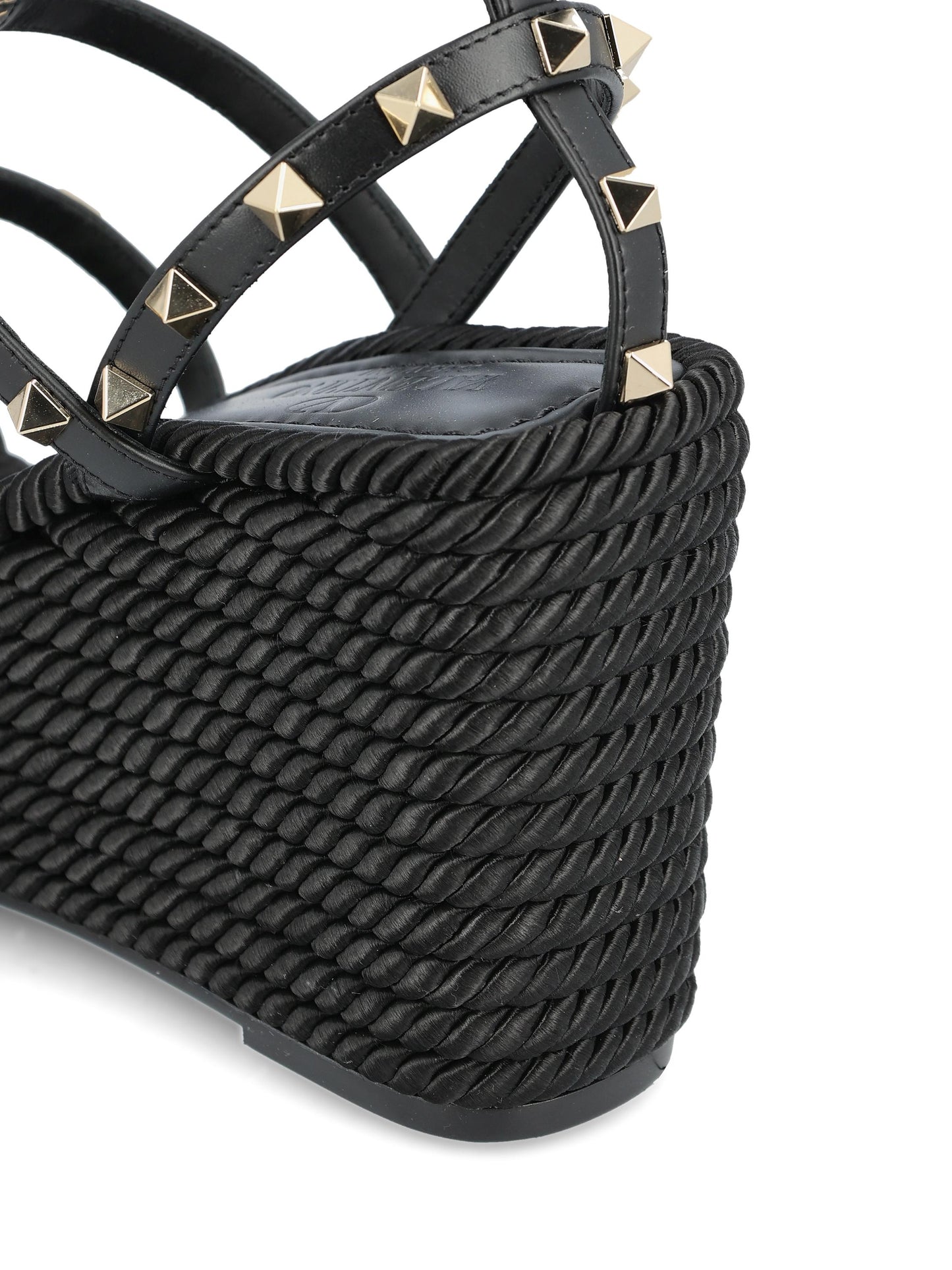 Sandali realizzati in zeppa e pelle. 8W2S0F95BAE 0NO VALENTINO GARAVANI 