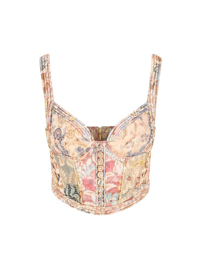 Bustier realizzato in lino. 6849TC261 SPLIFLO ZIMMERMANN 