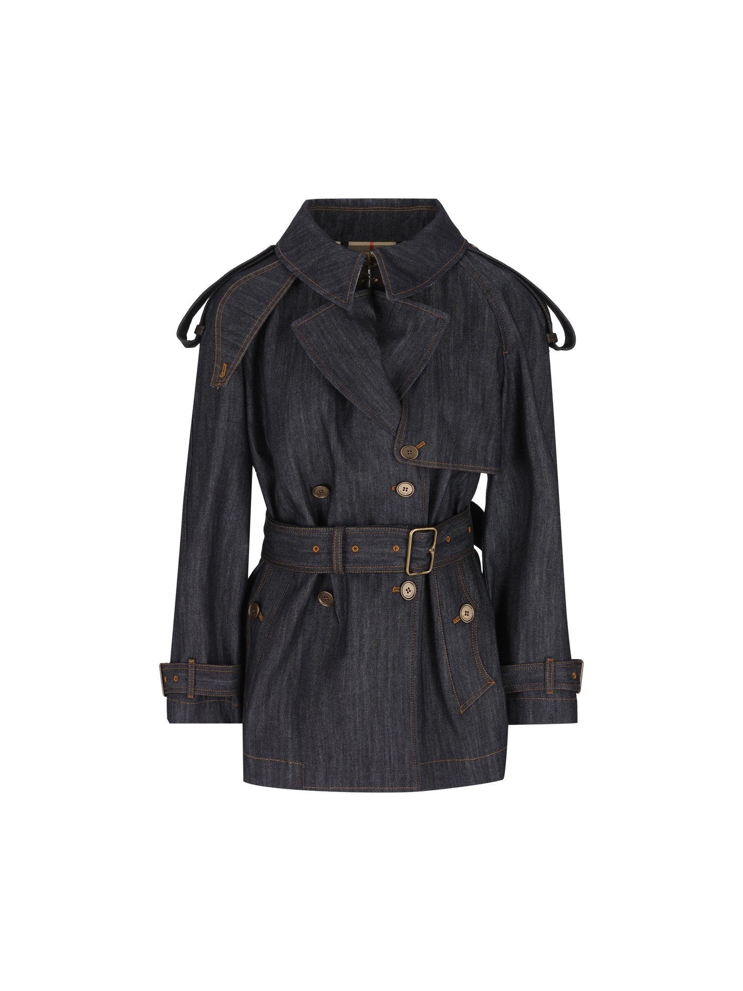 Trench realizzato in denim. 8126364 A1185 BURBERRY 