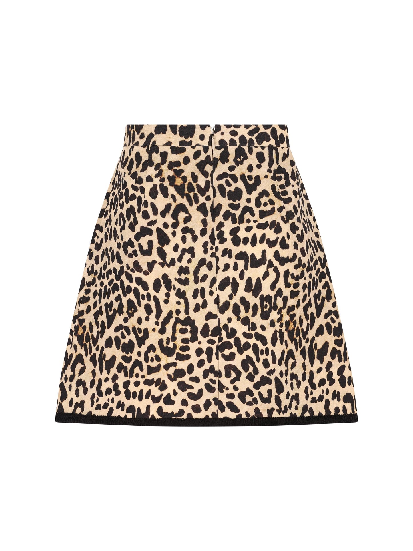 Gonna In Crepe Couture con stampa Animalier e fiocchi 7B3RADP59F9 AN2 VALENTINO GARAVANI 