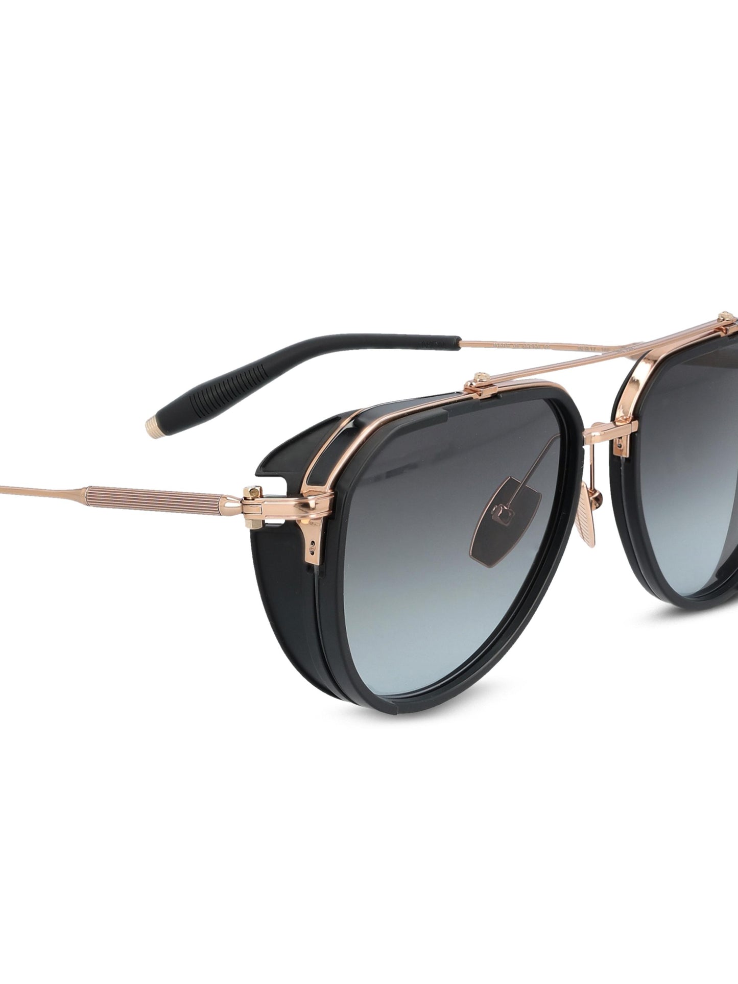 Occhiali da sole realizzati in titanio. AKS-204A-59 GLD - BLK AKONI 