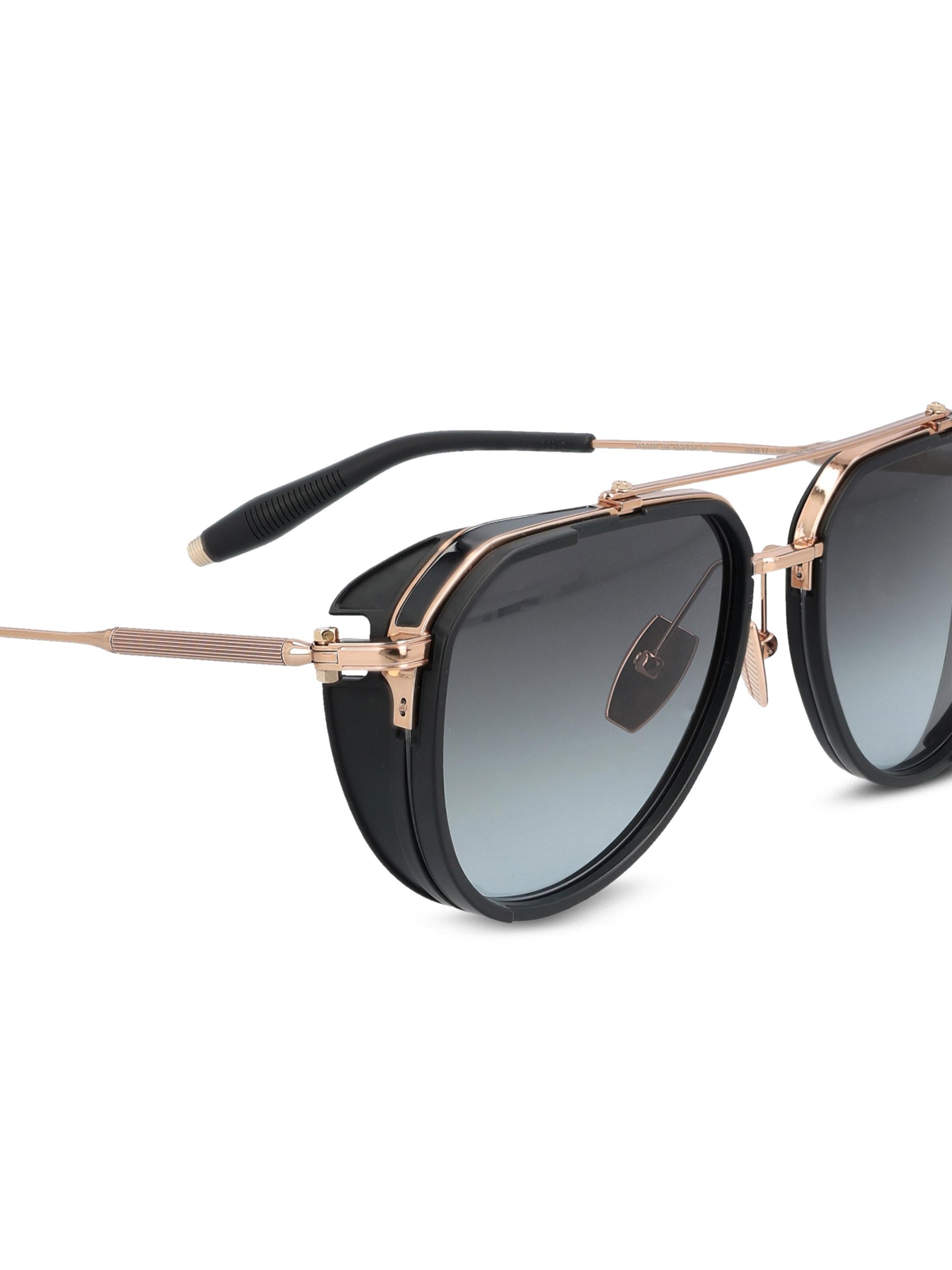 Occhiali da sole realizzati in titanio. AKS-204A-59 GLD - BLK AKONI 