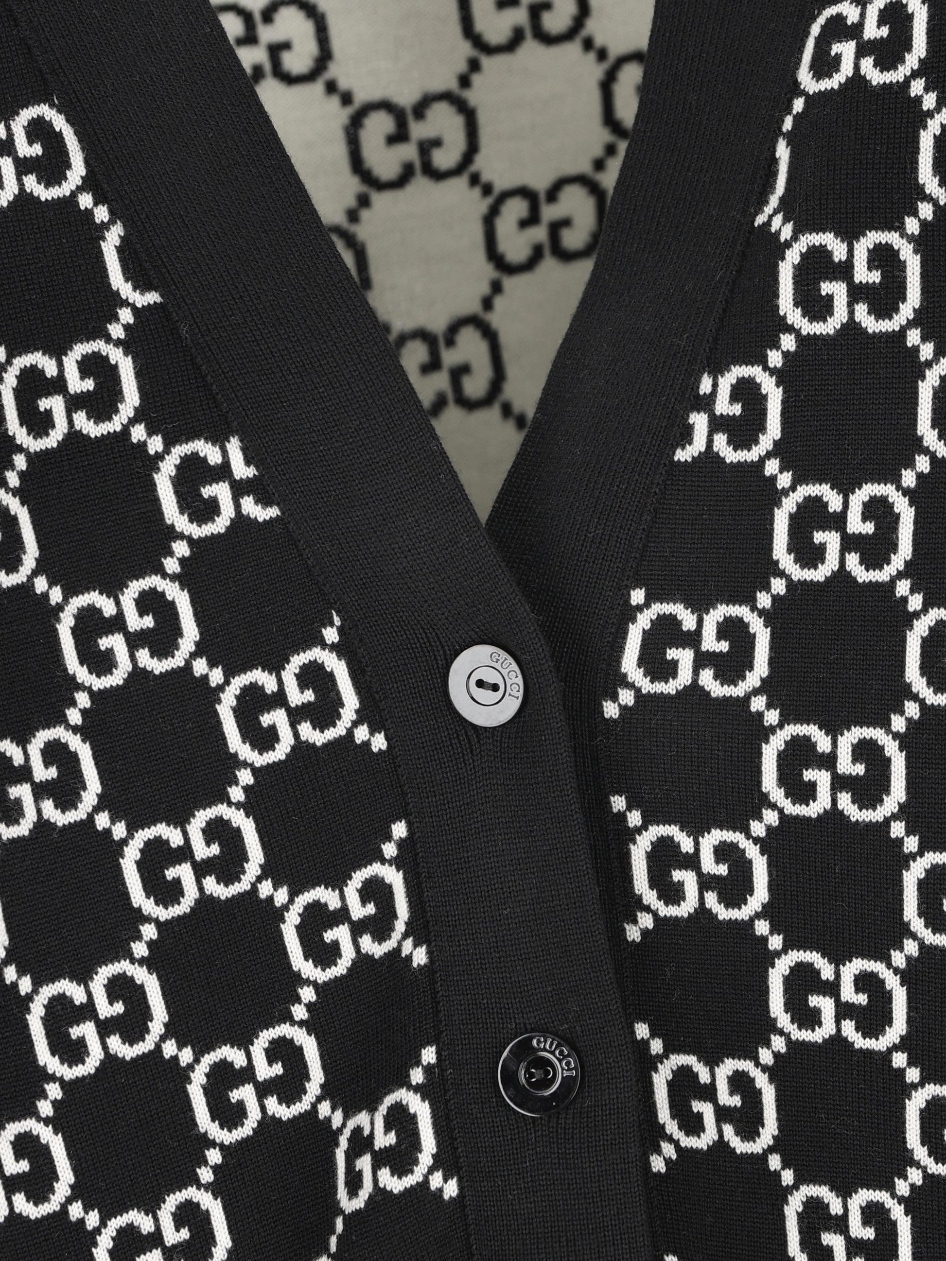Cardigan reversibile realizzato in lana. 798157 XKEJP1070 GUCCI 