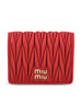 Portafoglio piccolo in nappa matelassé 5MV204 AFPPF0011 MIU MIU 