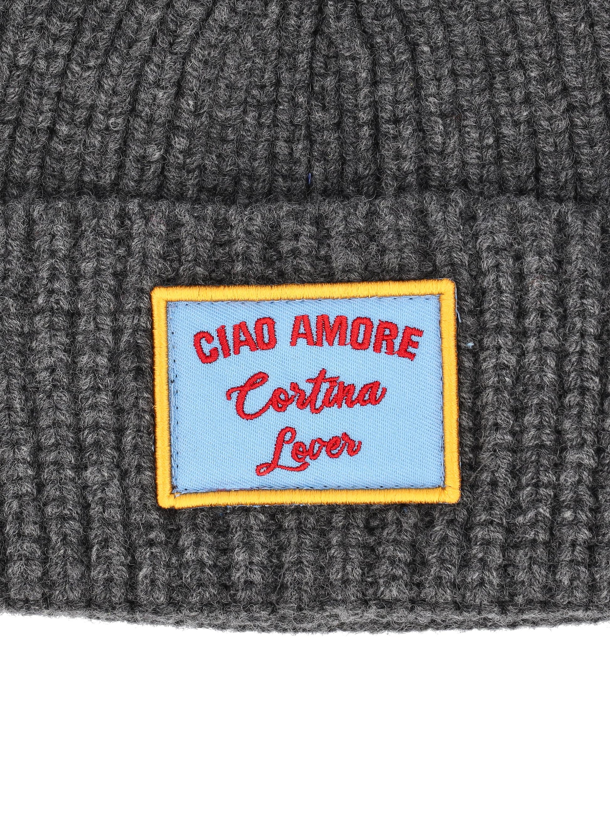 Cappello in lana e cashmere "Ciao Amore Cortina Lover" F25EM2831K 19 GIADA BENINCASA 